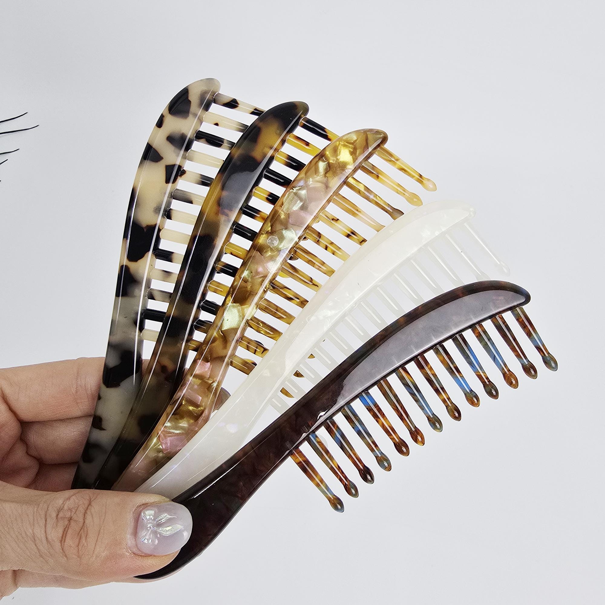 Mini Axe Portable Logo Handy Hair Comb (5.7 Inch) / Curly Hair Comb Hair Brush / Hair Accessory for Woman