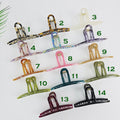 Roundy Straight Hair Claw Clip (4.7 Inch) / Elegance French Hair Pin / Hair Barrette for Woman