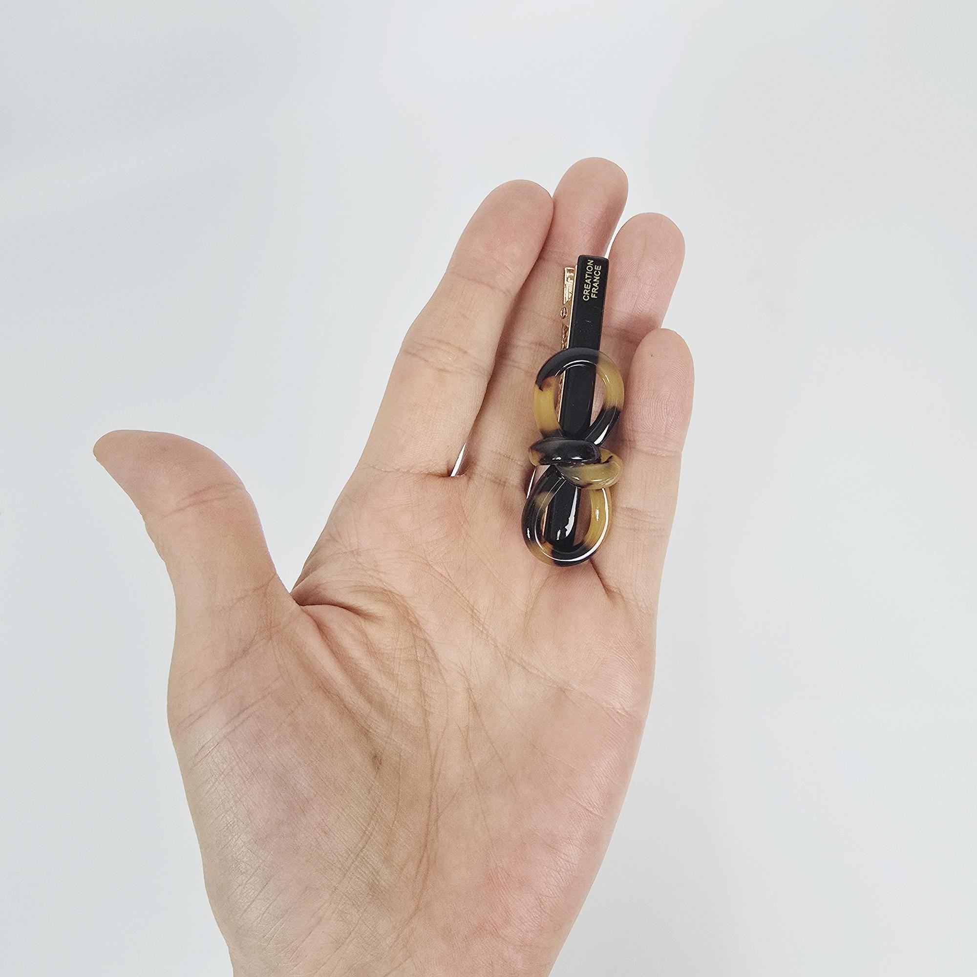 Bold Big Ribbon Side Mini Hair Claw Clip (2.5 Inch) / Vivid Color French Pin / Alligator Hair Clip for Woman