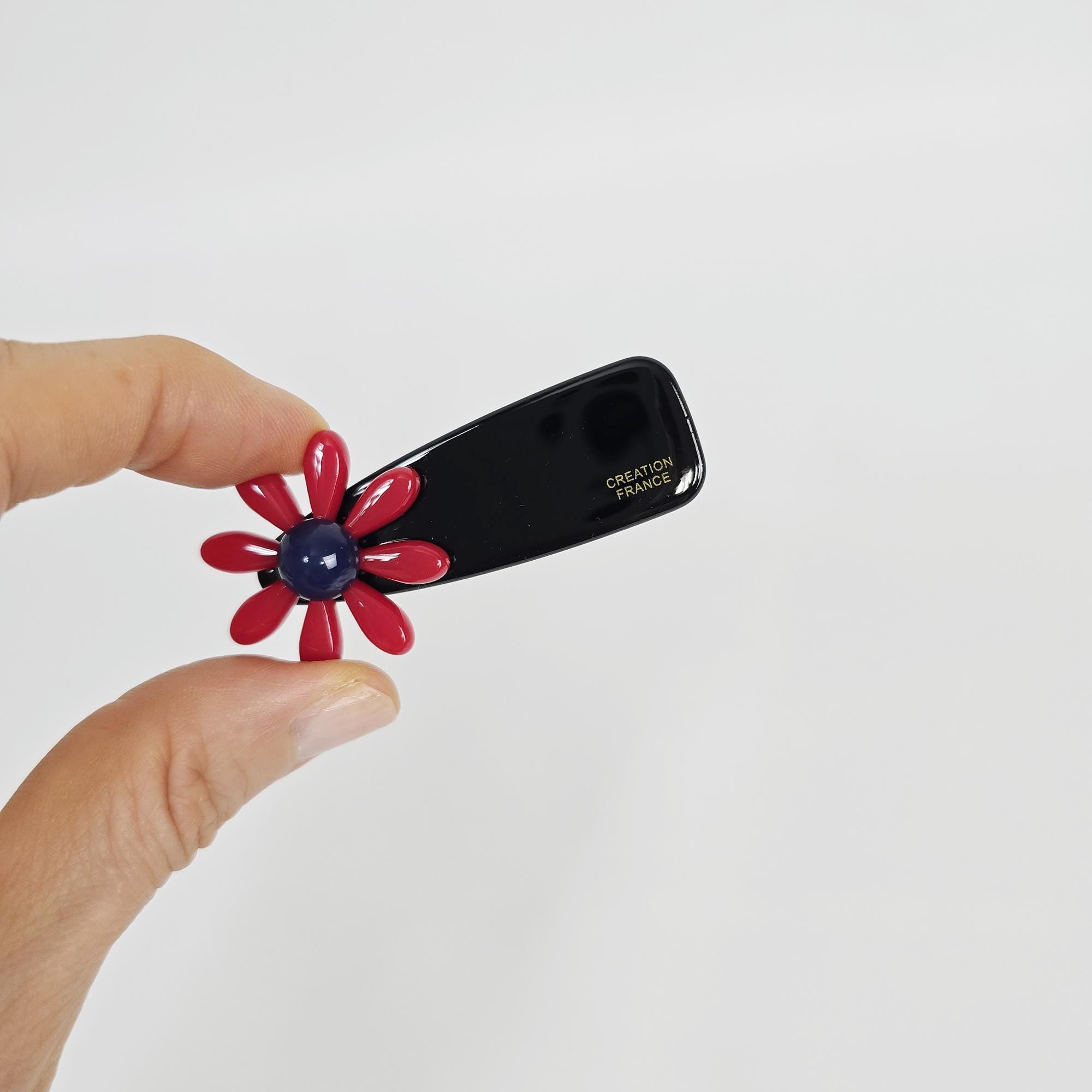 Sunflower Triangle Clip Side Hair Claw Clip (2.3 Inch) / Cute French Pin / Alligator Hair Clip for Woman