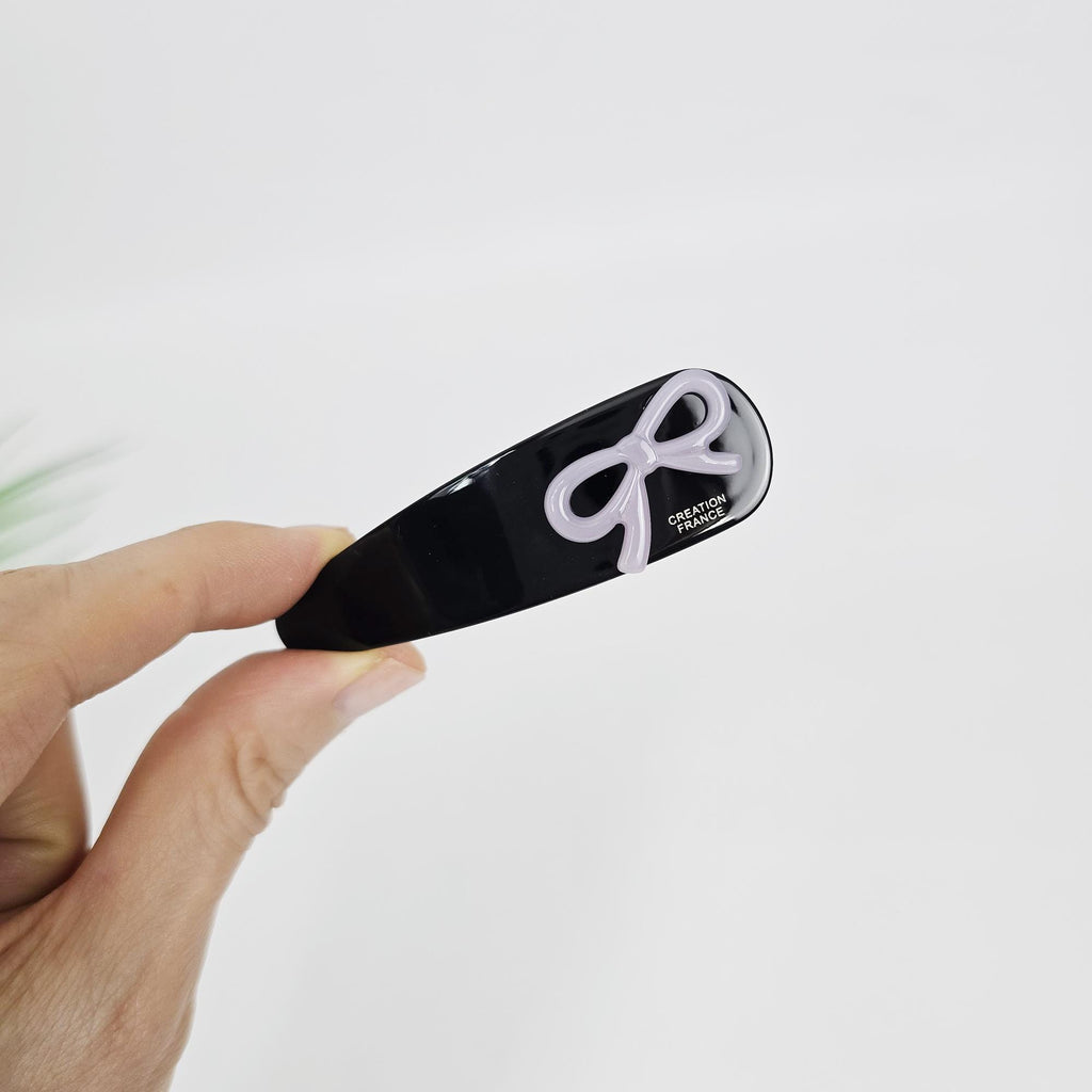 Mini Ribbon Point Triangle Barrette Bobby Pin (3.0 Inch) / French Hairgrip Barrette / French Hair Pin / Tic Tac Hair Clip Pin