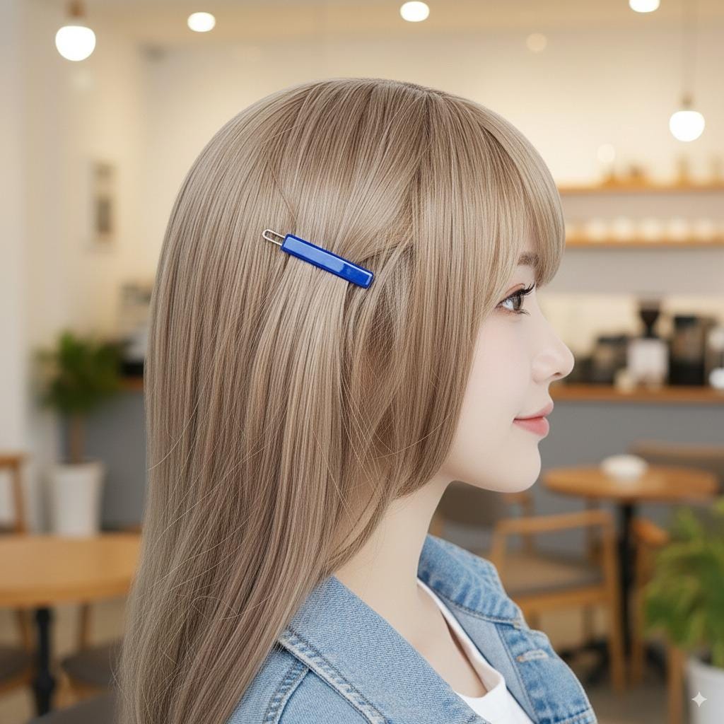 Luxurious Ultra Mini Simple Straight Bobby Pin (1.6 Inch) / Vintage French Hair Pin / Hair Accessory for Woman / Bow Barrette for Thin Hair