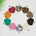 Romantic Heart Mini Portable Hand Mirror Bag Charm Mirroring (3.0 Inch) / Antique Hand Mirror / Hair Accessory for Woman