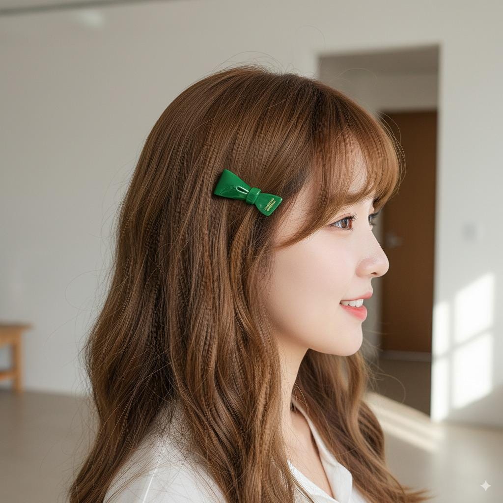 Leopard Mini Ribbon Small Hair Clip (1.6 Inch) / Tortoise Shell Mini French Hair Pin / Hair Barrette for Woman