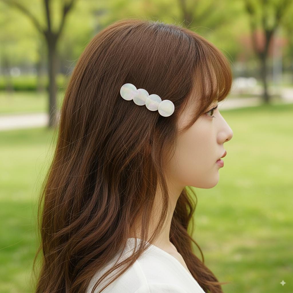 Tortoise Shell Floral Leaf Mini Hair Clip (2.6 Inch) / Leopard Small French Hair Pin / Hair Barrette for Woman