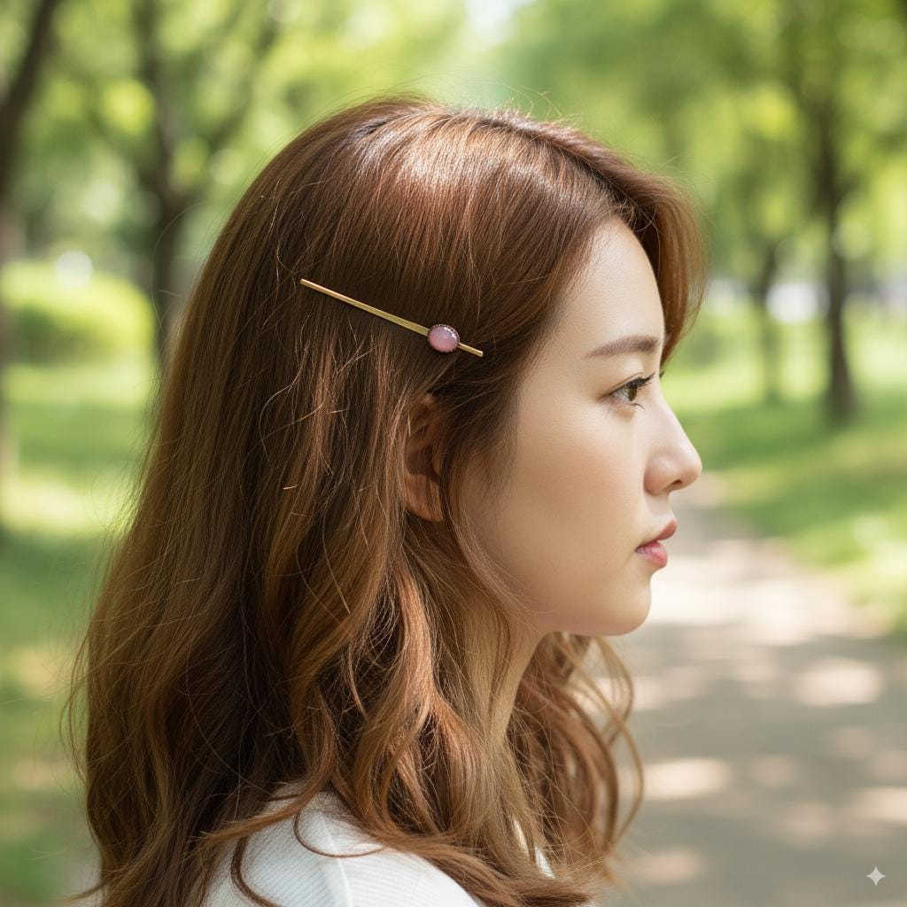 Mini Point Formica Hair Pin (2.6 Inch ) / Vintage Antique Hair Bobby Pin / Hair Accessory Pin for Woman