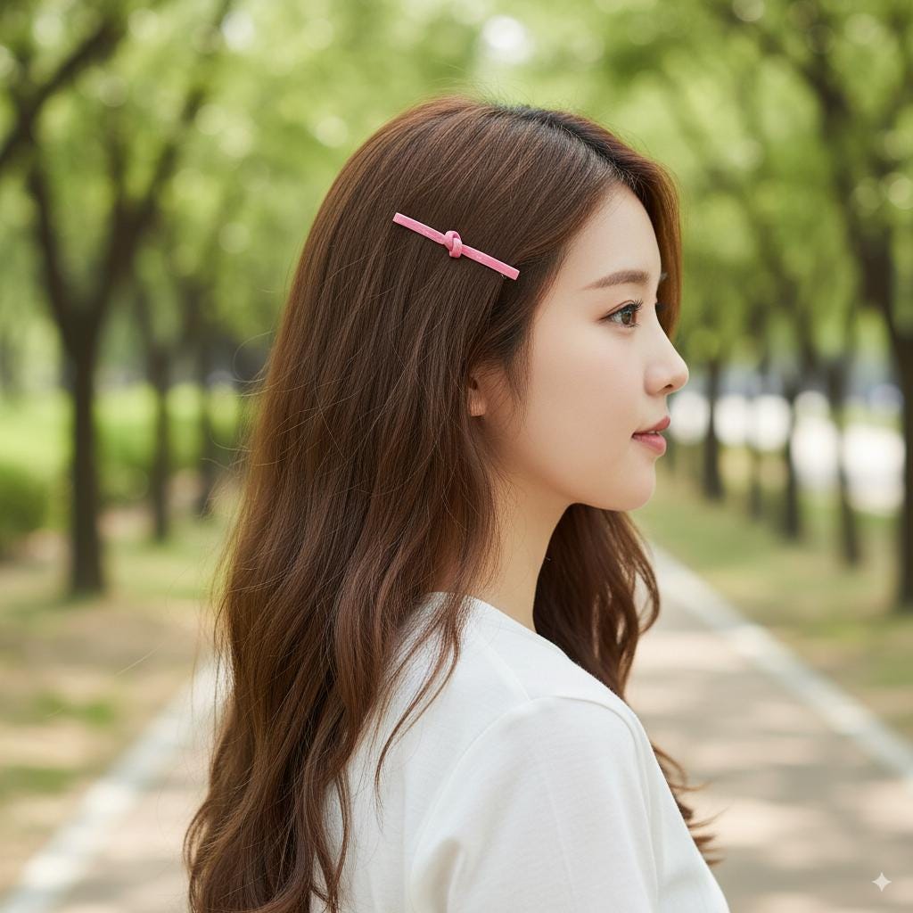 Leopard Pure Mini Slim Straight Knot Hair Clip (2.8 Inch) / Tortoise Shell French Hair Pin / Hair Accessory for Woman / Automatic Hair Clip