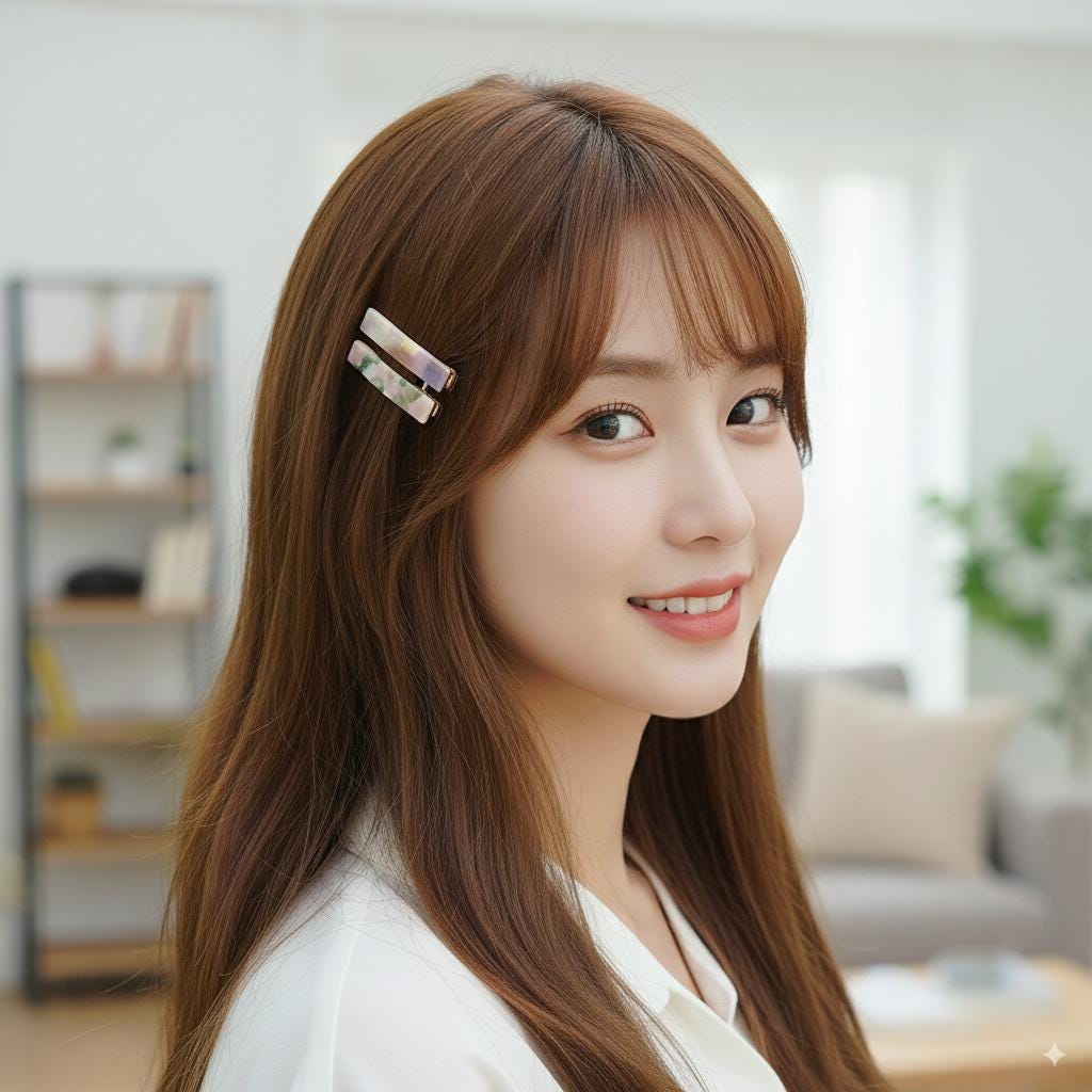 Cute Extra Mini Hair Clips (1.6 Inch) / Tortoise Shell Small French Hair Pin / Hair Accessory for Woman / Square French Barrette