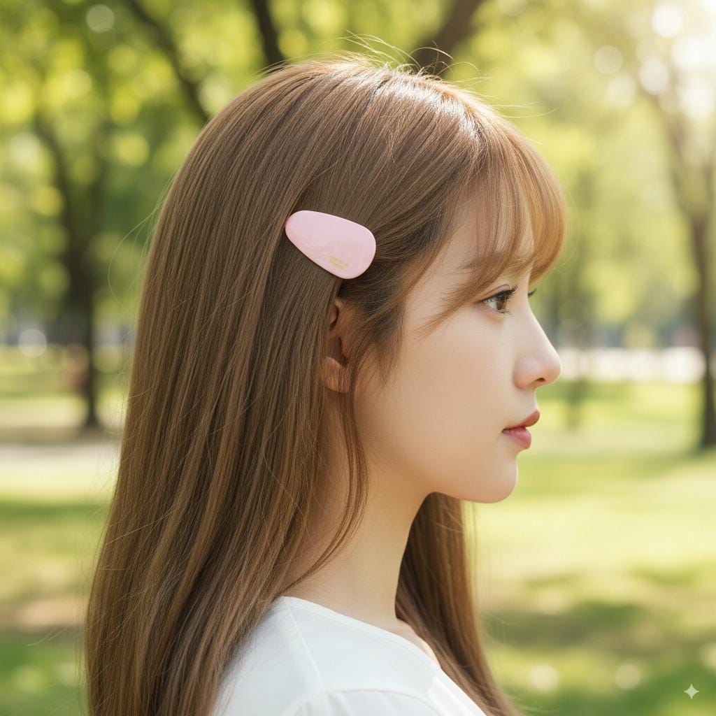 Pure Colore Triangle Flat Mini Hair Claw Clip (1.6 Inch) / Cute French Hair Pin / Alligator Hair Clip / Mini French Barrette for Girls