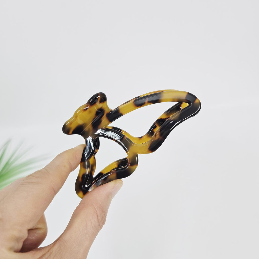 Butterfly Wing Updo Half Up Hair Claw Clip / Elegance French Hair Pin / Hair Barrette for Woman