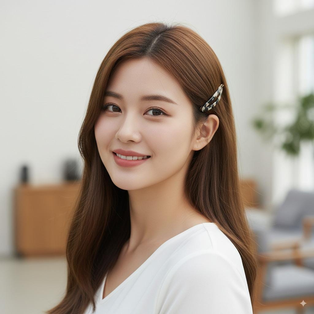 Raurence Oval Long Bobby Pin (2.6 Inch) / Luxurious French Hair Pin / Hair Accessory for Woman / Mini Claw Clip / Snap Pin for Thin Hair