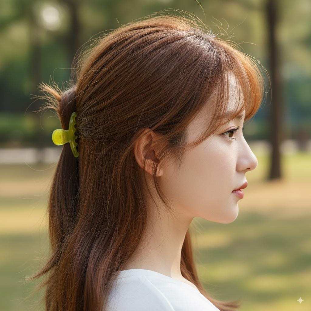 Bonita Elle Small Hair Claw Clip (1.9 Inch) / Elegant French Pin / Hair Accessory for Woman / Ponytail Holder