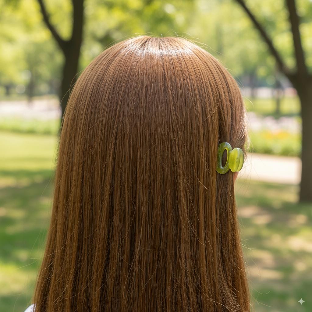 Round Mini Hair Clips (1.0 Inch) / Tortoise Shell French Hair Pin / Hair Accessory for Woman / French Barrette for Girls