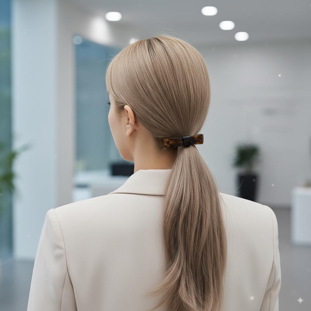 New Color Bow Tie Hair Clip (3.5 Inch) / Elegance French Hair Pin / Automatic Hair Clip