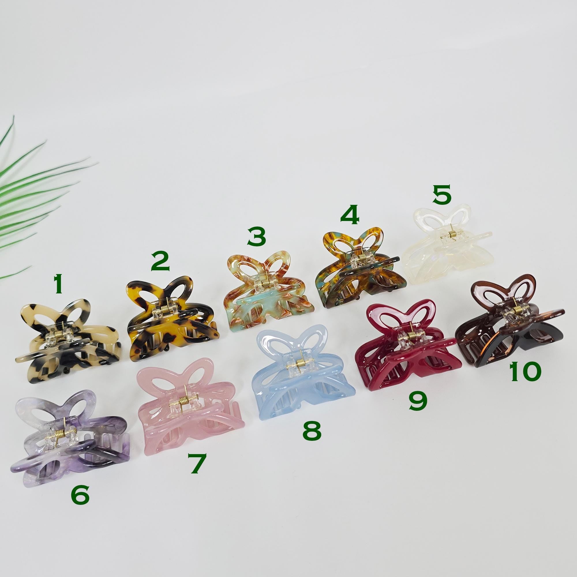 Charming Butterfly Grip Clip Hair Claw Clip / Vivid Color French Pin / Alligator Hair Clip for Woman