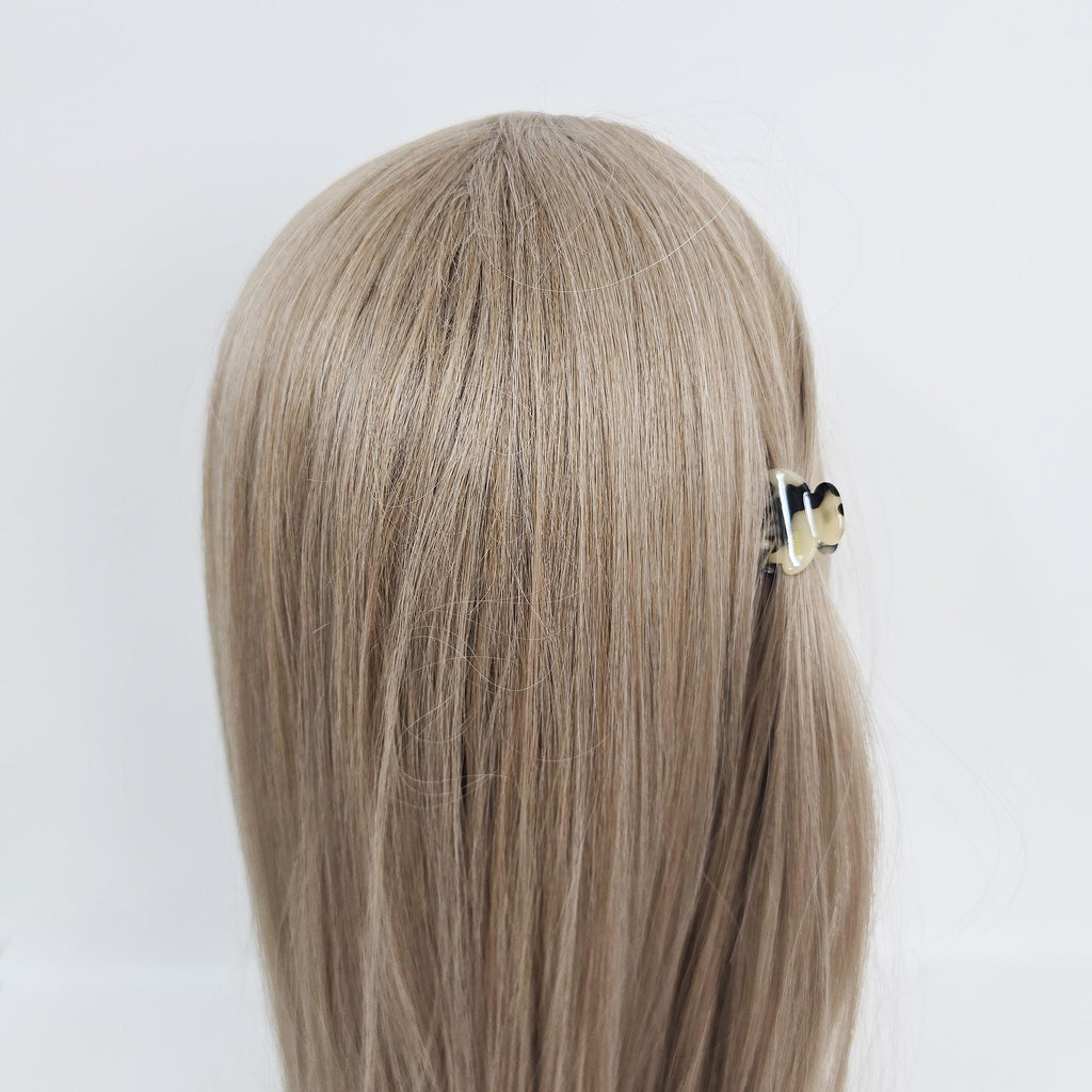 Mini Claw Clip Half Moon Hair Claw Clip (1.2 Inch) / Vivid Color French Pin / Alligator Hair Clip for Woman