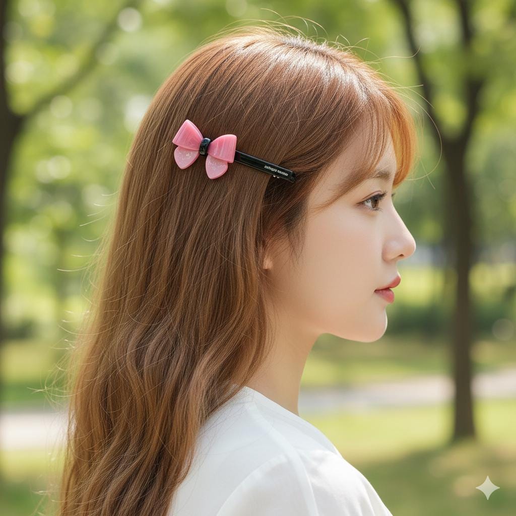 Leopard Bold Ribbon Hair Claw Clip (3.5 Inch) / Tortoise Shell French Hair Pin / Alligator Hair Clip for Woman