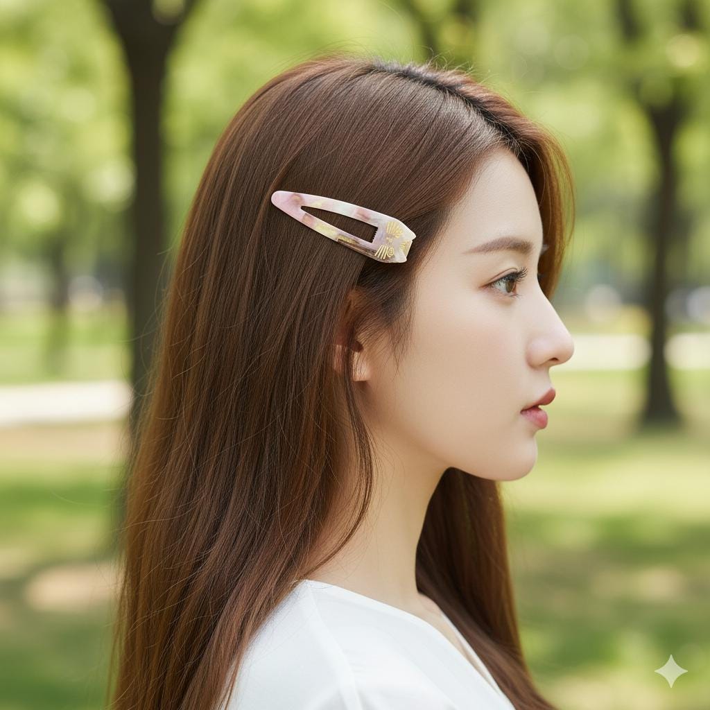 Cute Cat Hair Claw Clip (2.8 Inch) / Cute French Hair Pin / Alligator Hair Clip for Woman / Mini French Barrette for Girls