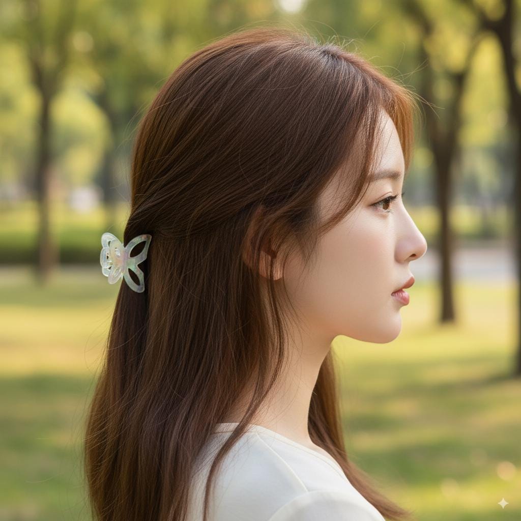 Charming Butterfly Grip Clip Hair Claw Clip / Vivid Color French Pin / Alligator Hair Clip for Woman