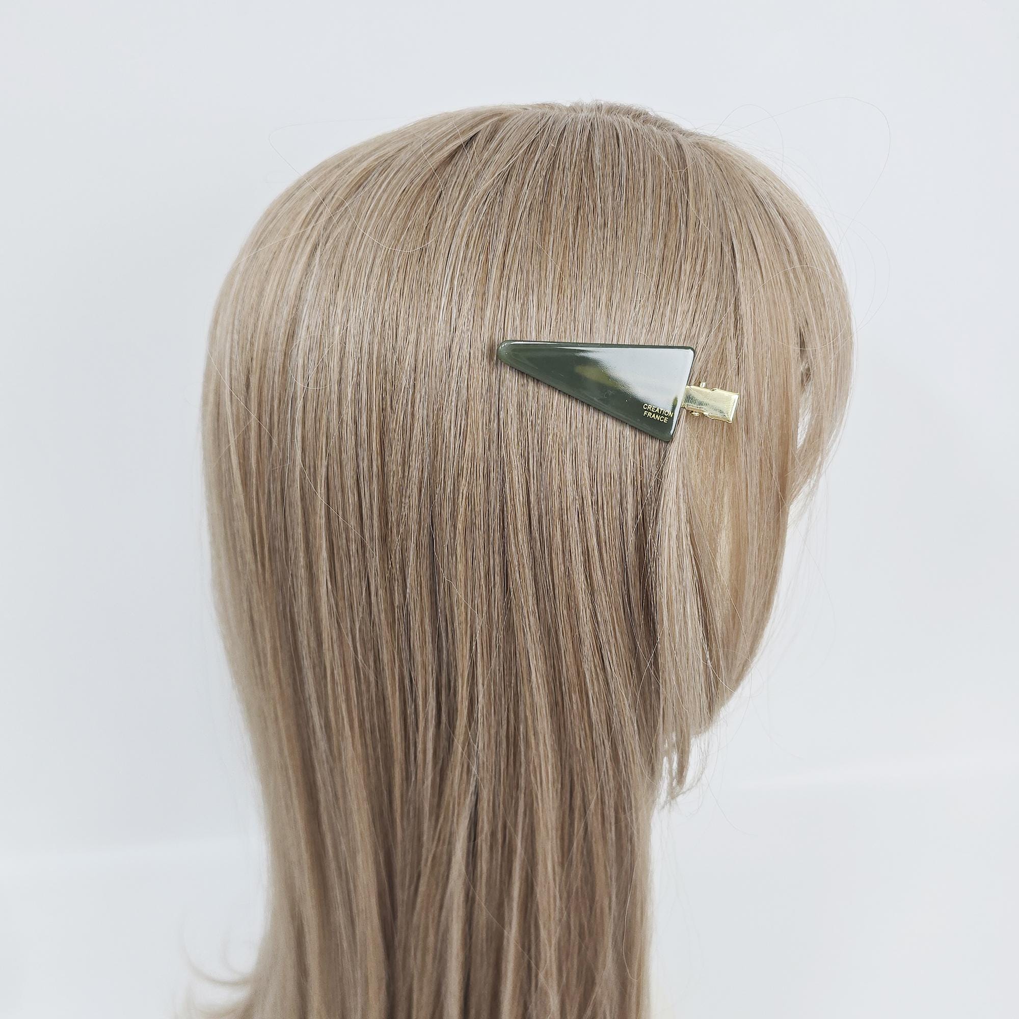 Triangle Flat Makeup Styling Set Bobby Pin / Vivid Color French Pin / Alligator Hair Clip for Woman