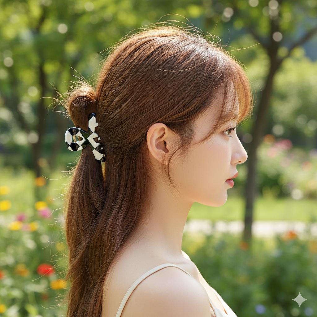 Short Twist Mini Hair Claw Clip (1.6 Inch) / Cute Small French Hair Pin / Hair Accessory for Woman / French Barrette for Girls
