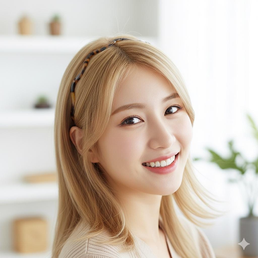 Tortoise Shell Thin Wave Twist Headband / Luxurious French Hair Pin / Hair Accessory for Woman / Alice Headband