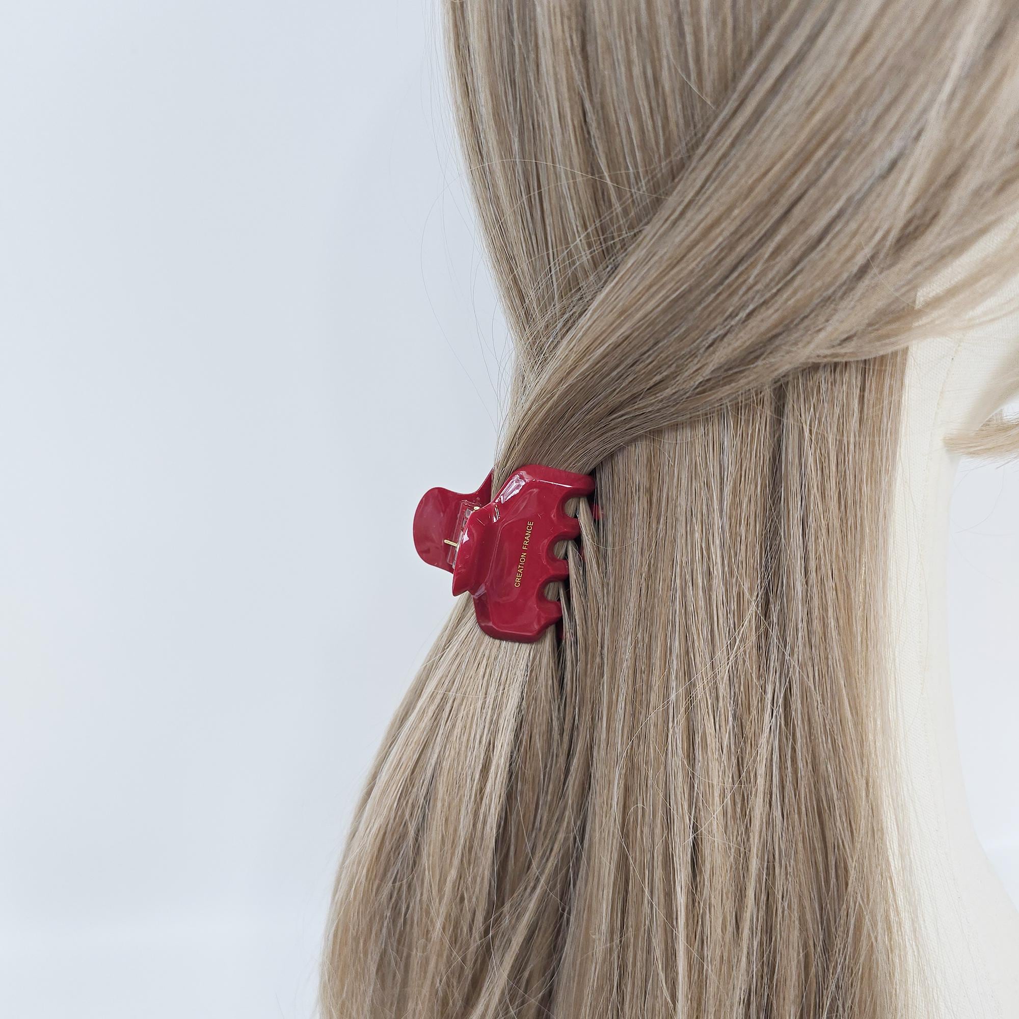 Small Acetate Claw (2.0 Inch) | French Pin | Korean Hair Pin | Tortoise Shell Barrette
