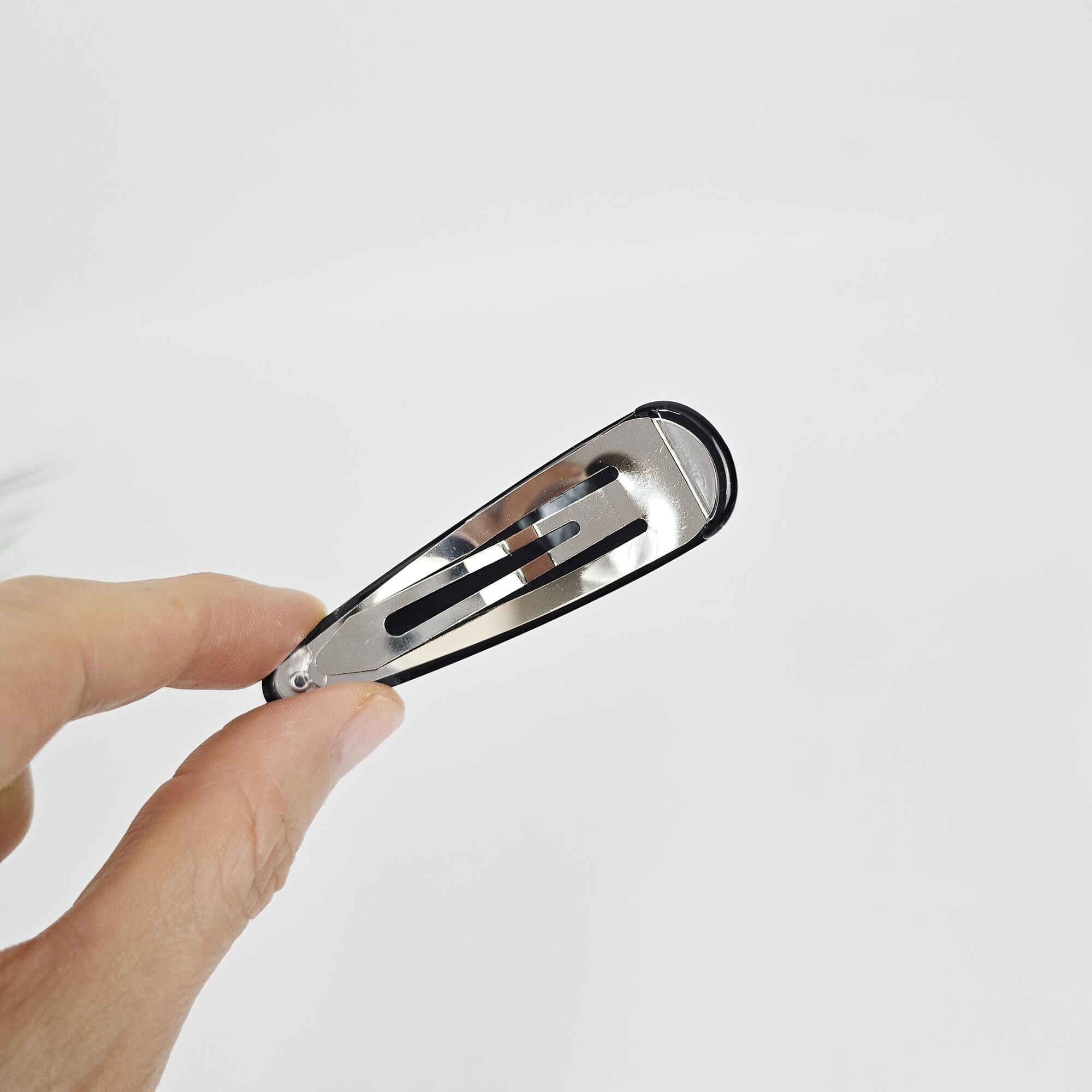 Mini Ribbon Point Triangle Barrette Bobby Pin (3.0 Inch) / French Hairgrip Barrette / French Hair Pin / Tic Tac Hair Clip Pin