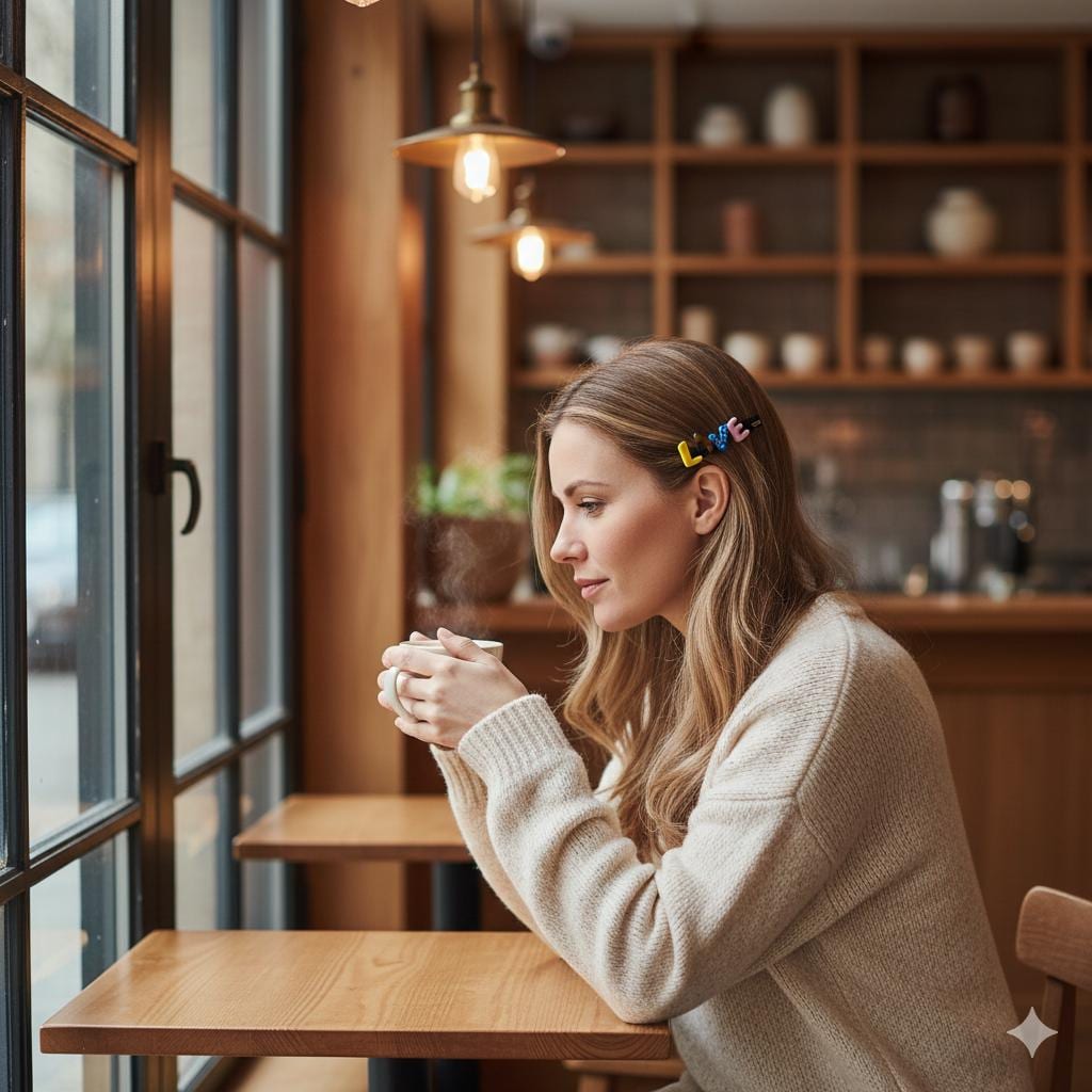 Lovely LOVE Mini Hair Claw Clip (3.0 Inch) / Tortoise Shell Frech Pin / Alligator Hair Clip for Woman