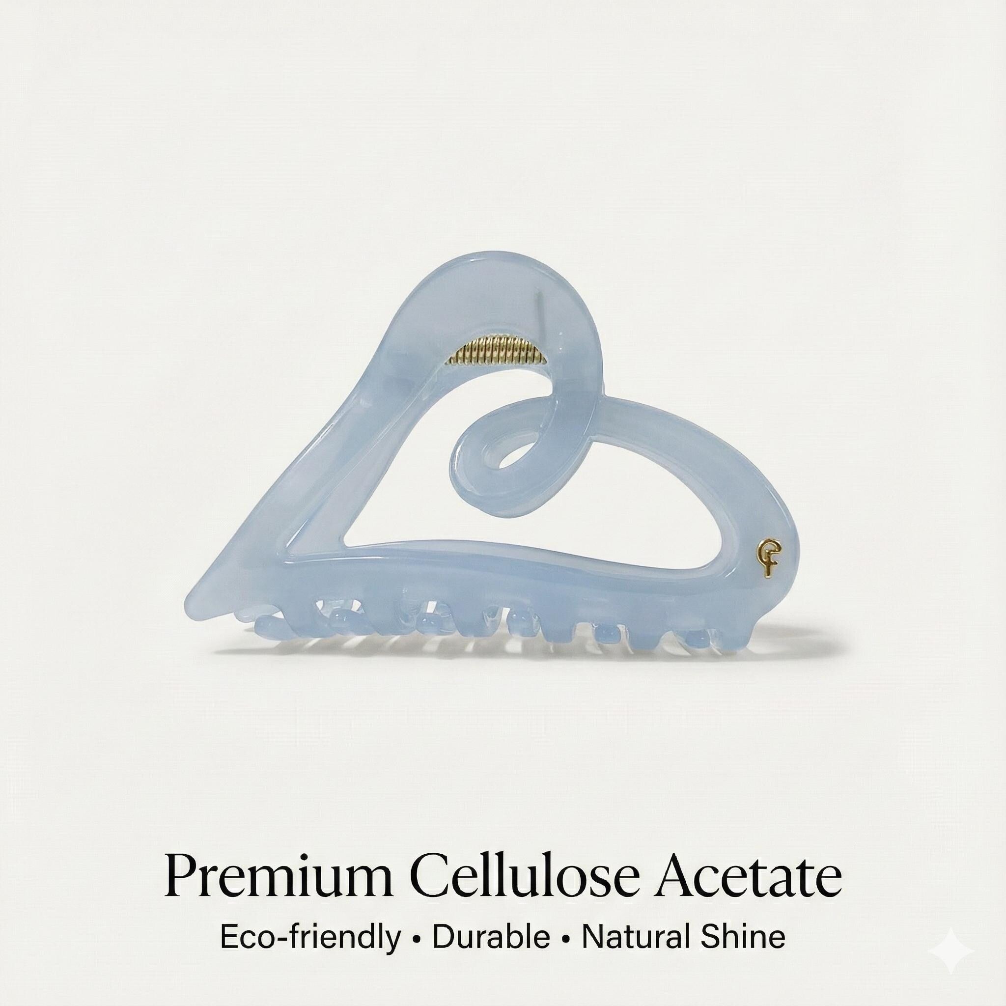 Sweet Heart Half-Up Hair Claw Clip (3.5 Inch) / Elegance French Hair Pin / Hair Barrette for Woman