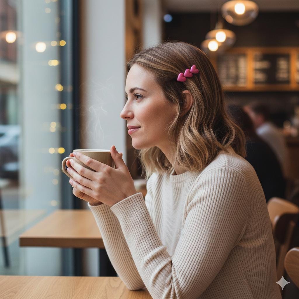 Three Hearts Clip Mini Claw Clip (2.0 Inch) / Cute Tortoise Shell French Hair Pin / Small Hair Clips