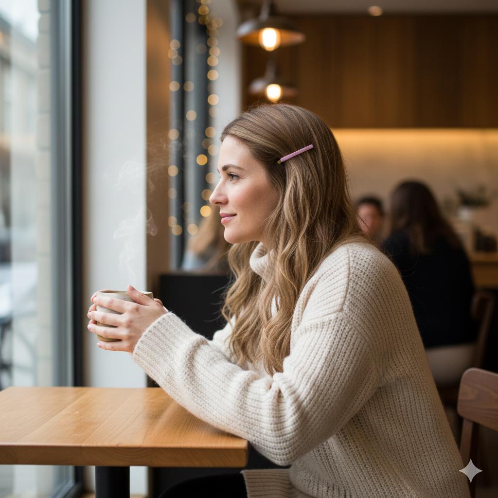 Pure Straight Point Side Hair Bobby Pin (2.4 Inch) / Cute Tortoise Shell French Hair Pin / Hair Accessory for Woman