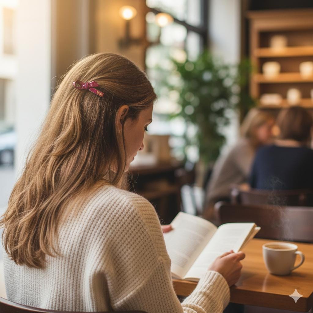 Scarf Ribbon Mini Hair Claw Clip (2.4 Inch) / Cute French Hair Pin / Alligator Hair Clip for Woman / French Barrette for Girls