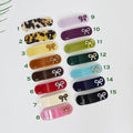 Acetate Bow Barrette (2.7 Inch) | French Pin | Korean Hair Pin | Small Ribbon Snap Clips