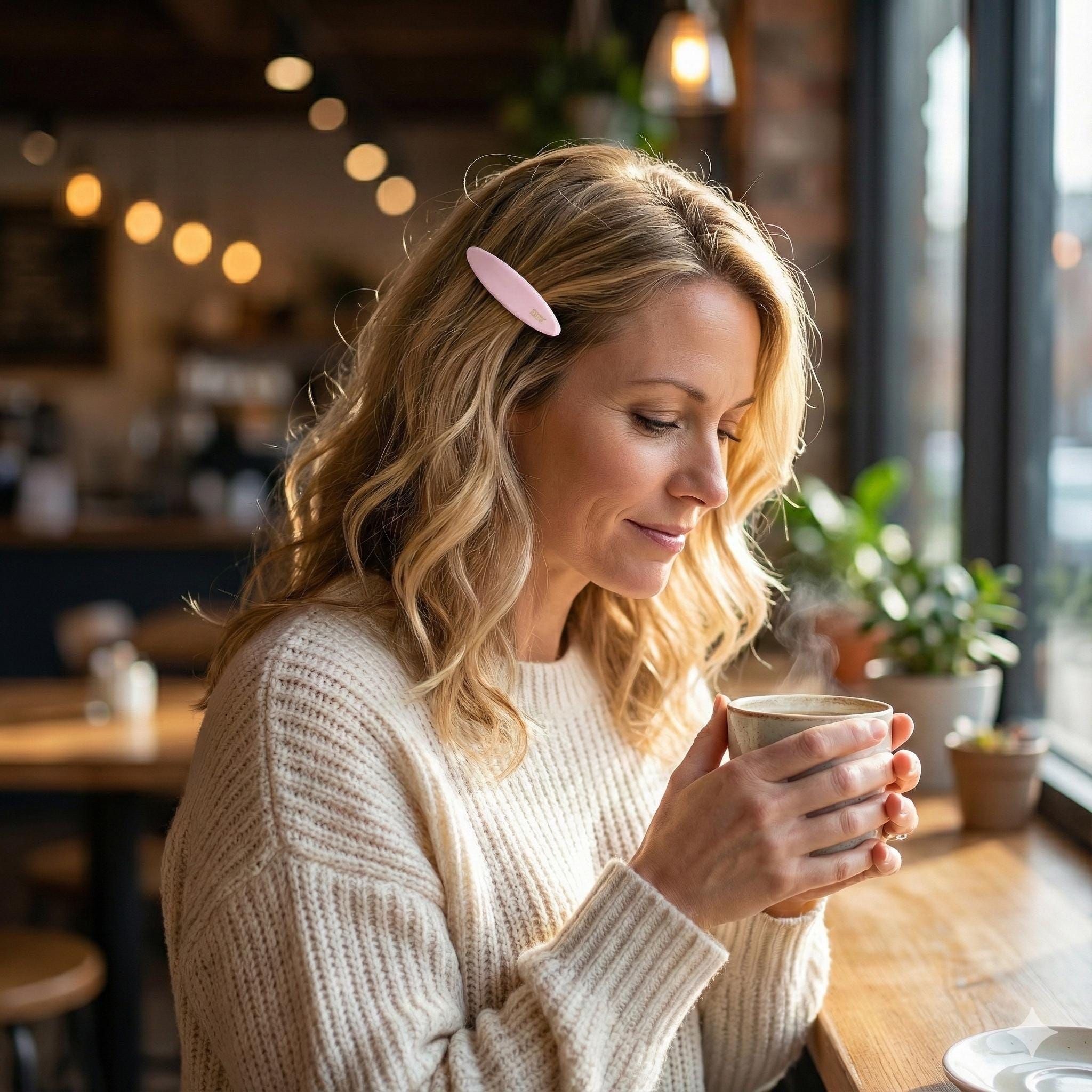 Tortoise Shell Oval Hair Claw Clip (2.8 Inch) / Pastel Color French Hair Pin / Simple Alligator Hair Clip