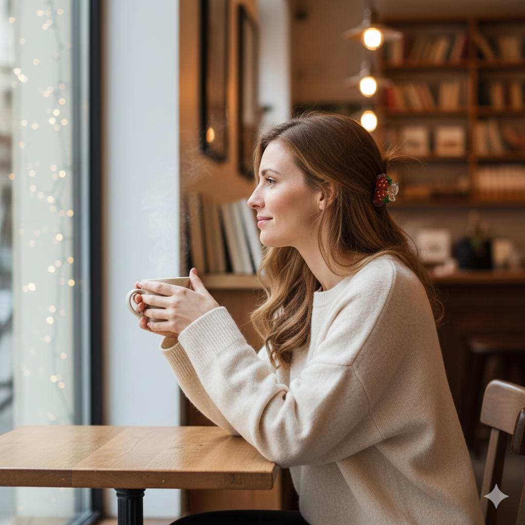 Fresh Fruit Hair Clip (1.7 Inch) / Small Acrylic Clips / Mini Claw Clip for Girl / Hair Accessory for Woman