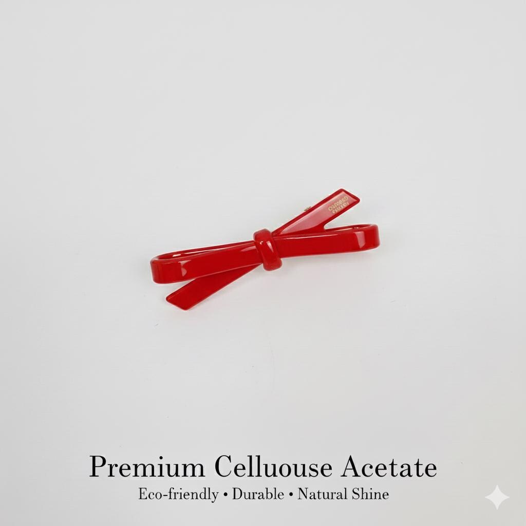 Pure Color Simple Ribbon Hair Claw Clip (2.8 Inch) / Cute French Hair Pin / Alligator Hair Clip for Woman