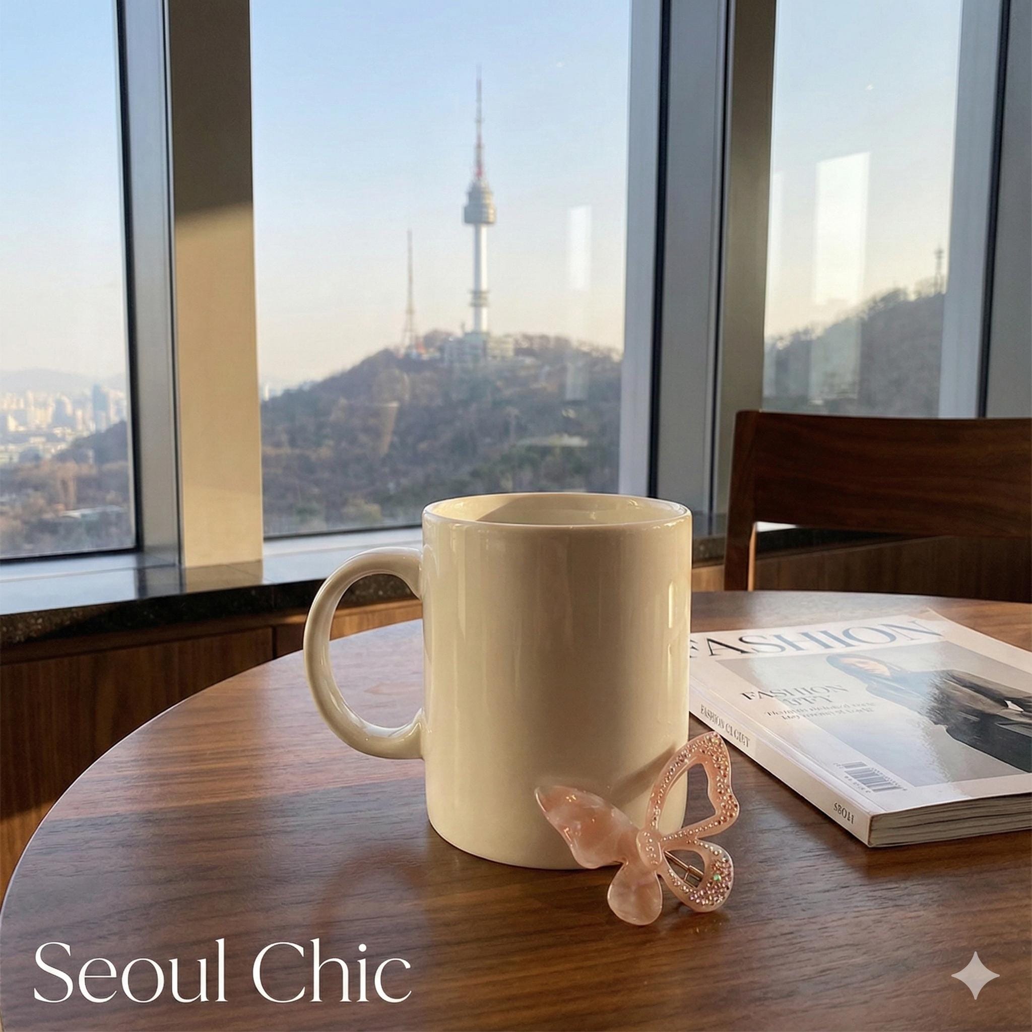 Tortoise Shell Butterfly Bobby Pin with Cubic / Vintage French Hair Pin / Hair Accessory for Woman / Butterfly Hair Clip