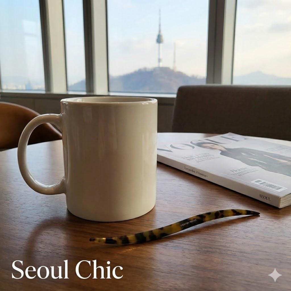 Thunder Straight Updo Hair Stick (7.1 Inch) / Tortoise Shell French Hair Pin / Hair Fork for Thick Hair