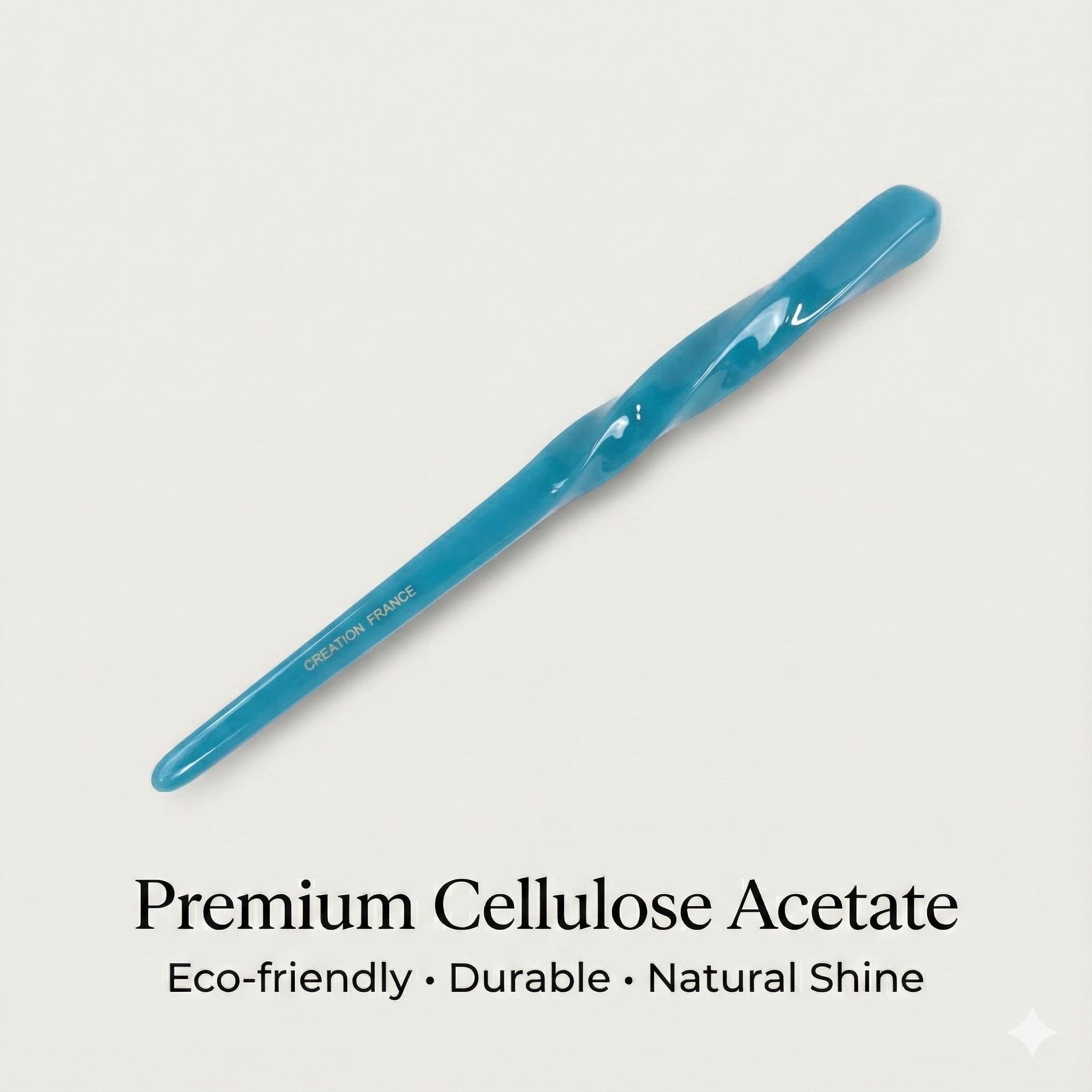 New Color Twist Hair Stick (6.9 Inch) / French Hair Pin / Hair Fork for Thick Hair