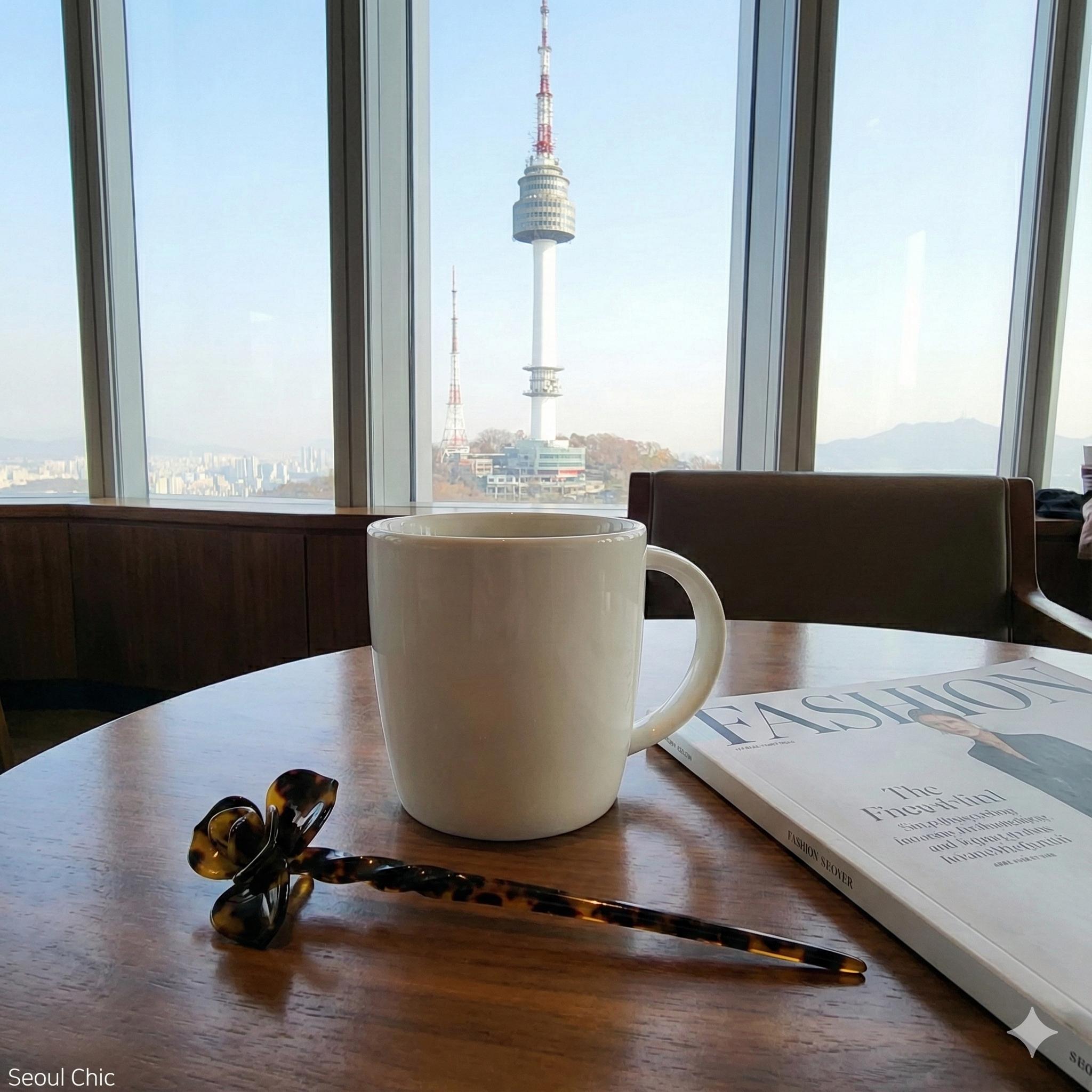 Blossom Flower Long Hair Stick (7.9 Inch) / Tortoise Shell French Hair Pin / Hair Fork for Thick Hair