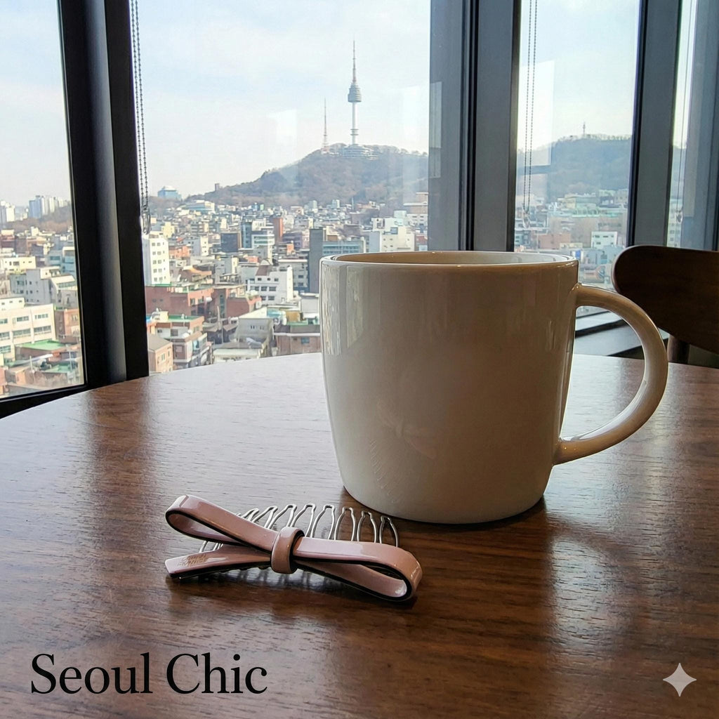 Pastel Color Simple Ribbon Hair Comb Pin (2.8 Inch) / Simple French Hair Pin / Hair Fork for Woman