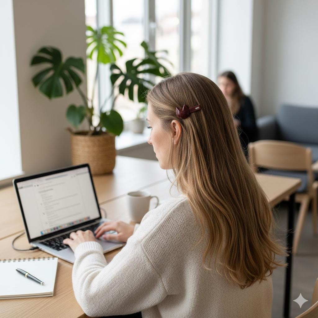 Convex Simple Cat Mini Hair Claw Clip (1.9 Inch) / Alligator Hair Clip for Woman / French Barrette for Girls