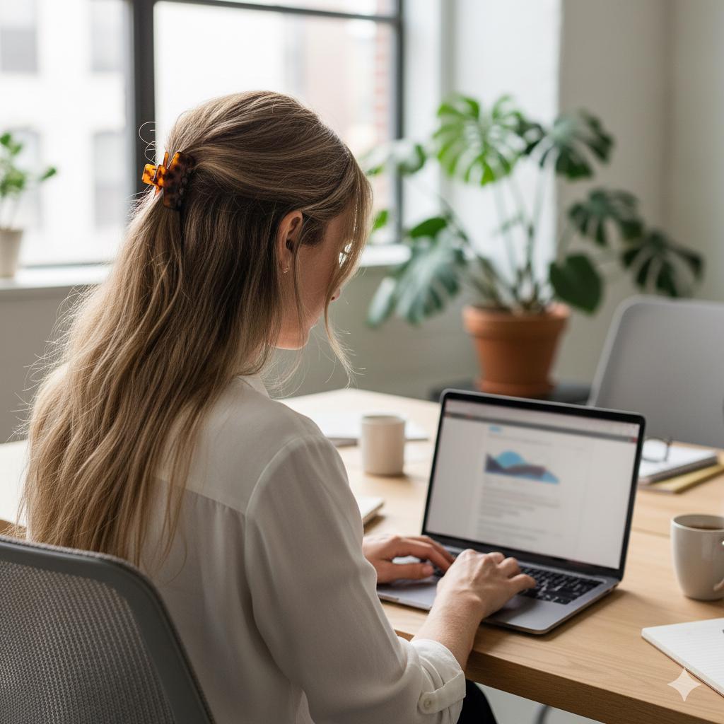 Laurens Luxurious Square Medium Hair Claw Clip (2.0 Inch) / Tortoise Shell French Hair Pin / Hair Barrette for Woman