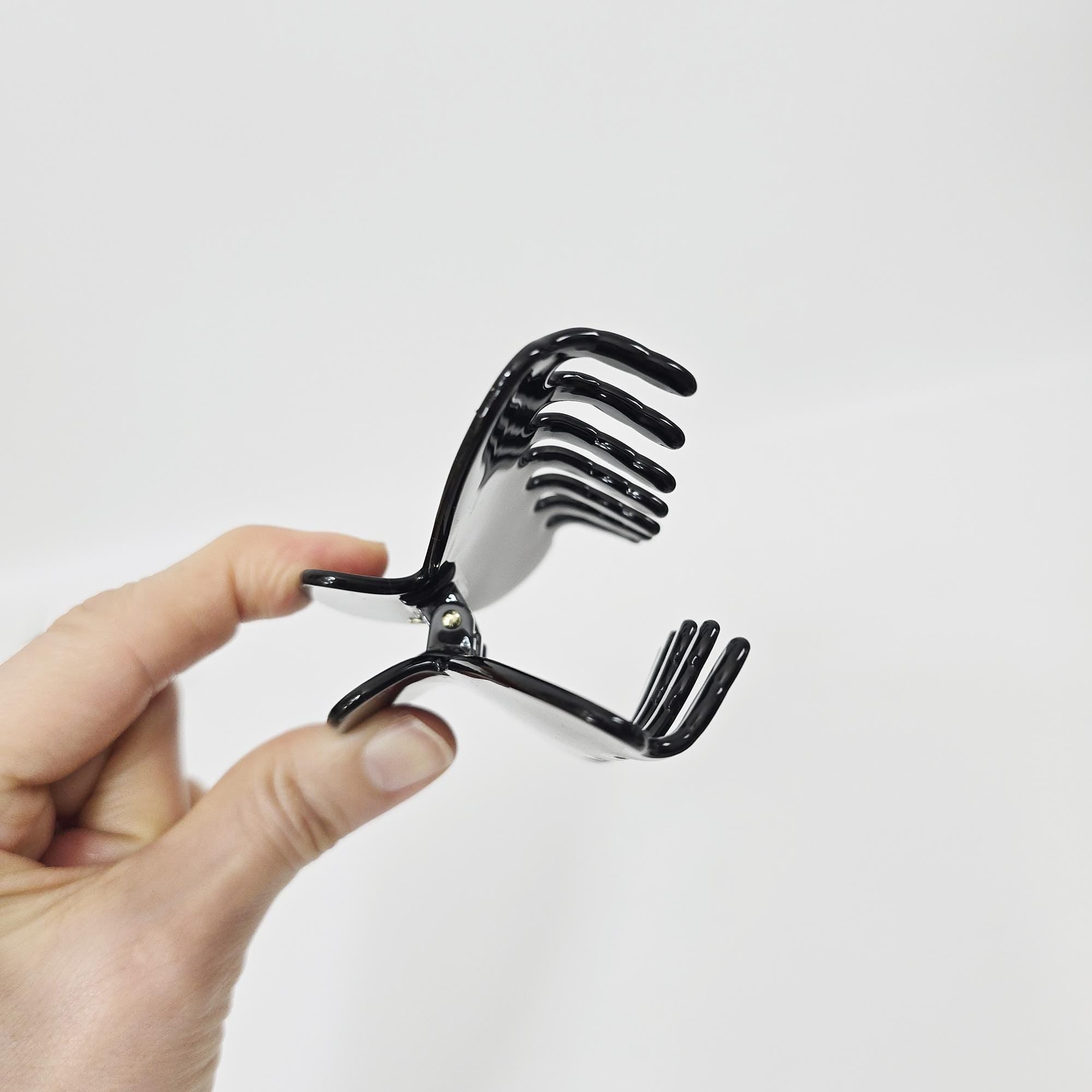 Acetate Hair Claw (4.3 Inch) | French Pin | Korean Hair Pin | Tortoise Shell Luna Hair Clip