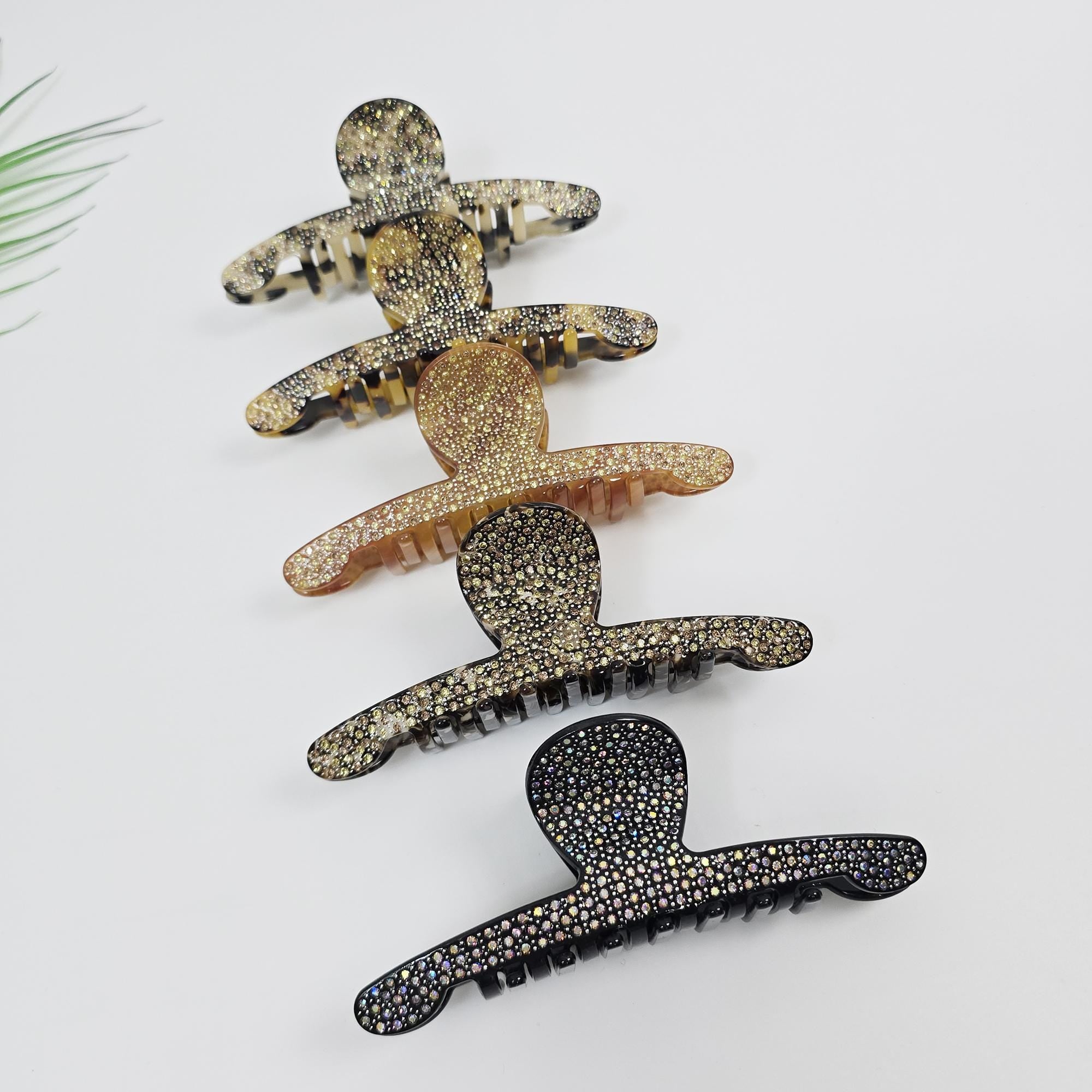 Rhinestone Alligator Clip (4.9 Inch) | French Pin | Korean Hair Pin | Sparkly Crystal Barrette