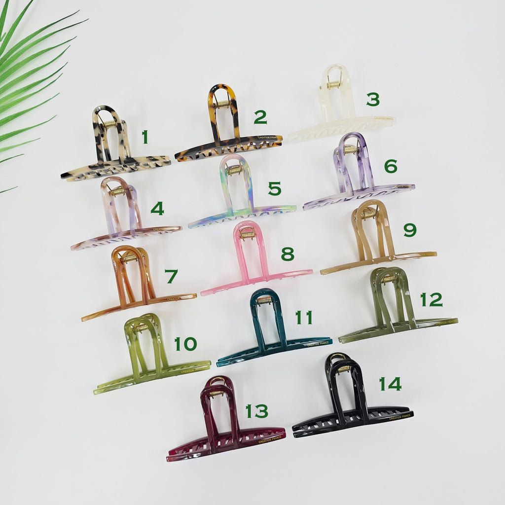 Acetate Claw Clip (3.5 Inch) | French Pin | Korean Hair Pin | Minimalist Accessories