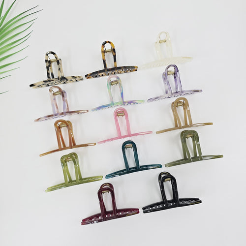 Acetate Claw Clip (3.5 Inch) | French Pin | Korean Hair Pin | Minimalist Accessories