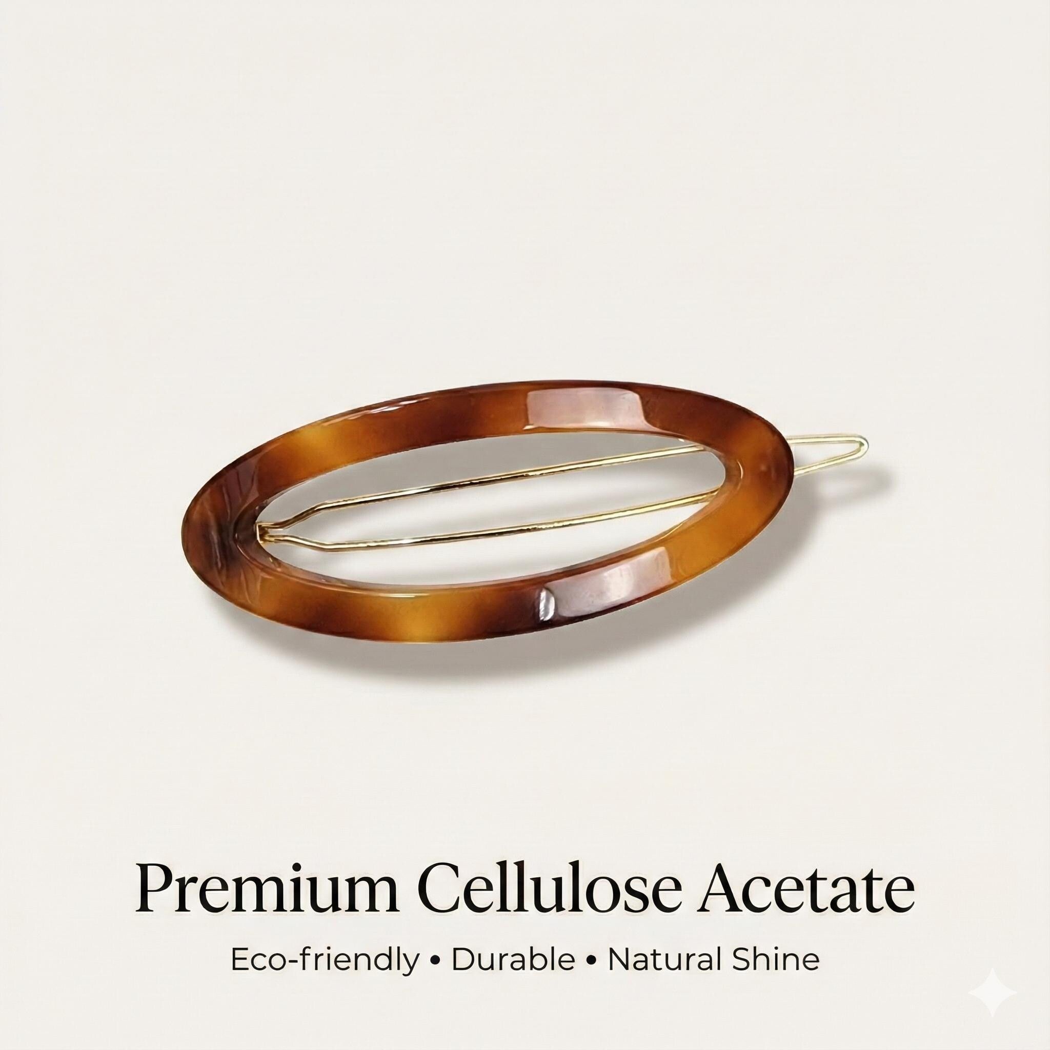 Laurence Oval RIng Bobby Pin (2.4 Inch) / Luxurious Small French Hair Pin / Hair Accessory for Woman / Mini Hair Clips