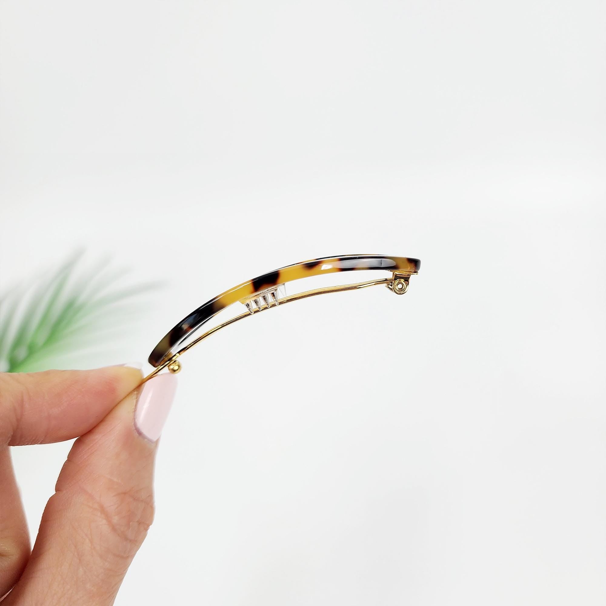 Laurence Oval RIng Bobby Pin (2.4 Inch) / Luxurious Small French Hair Pin / Hair Accessory for Woman / Mini Hair Clips